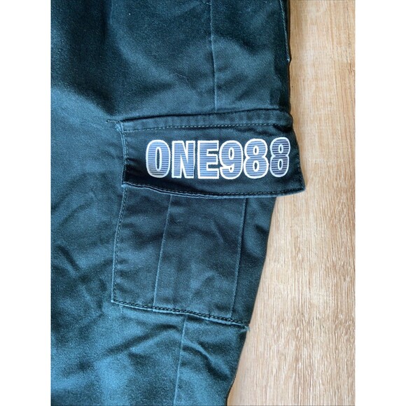 Edenrobe Cargo Pants Boy's 6Y Green  Jogger Pull On Drawstring See Pics - Picture 8 of 9